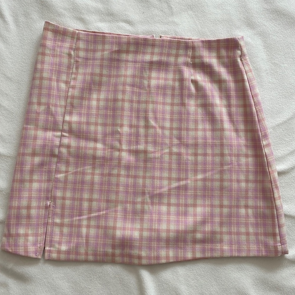 Art Class Plaid Skirt